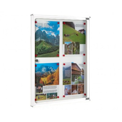 Πίνακας ανακοινώσεων 701 Μοντέλο 730mm x 550mm σε Λευκό