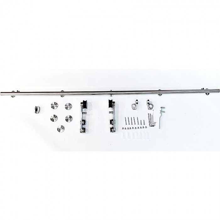 Μηχανισμός Γυάλινης Συρόμενης πόρτας με φρένο HX - 08