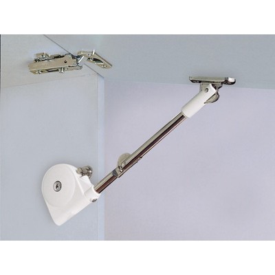 Κουμπάσο σπαστό SDS C301N λευκό για ξύλινη πόρτα ανοιγόμενη προς τα πάνω