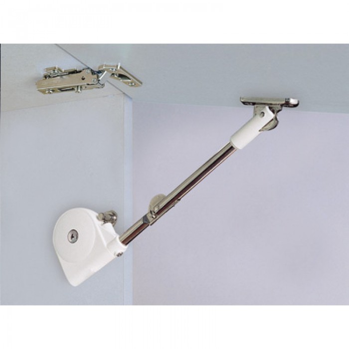 Κουμπάσο σπαστό SDS C301N λευκό για ξύλινη πόρτα ανοιγόμενη προς τα πάνω