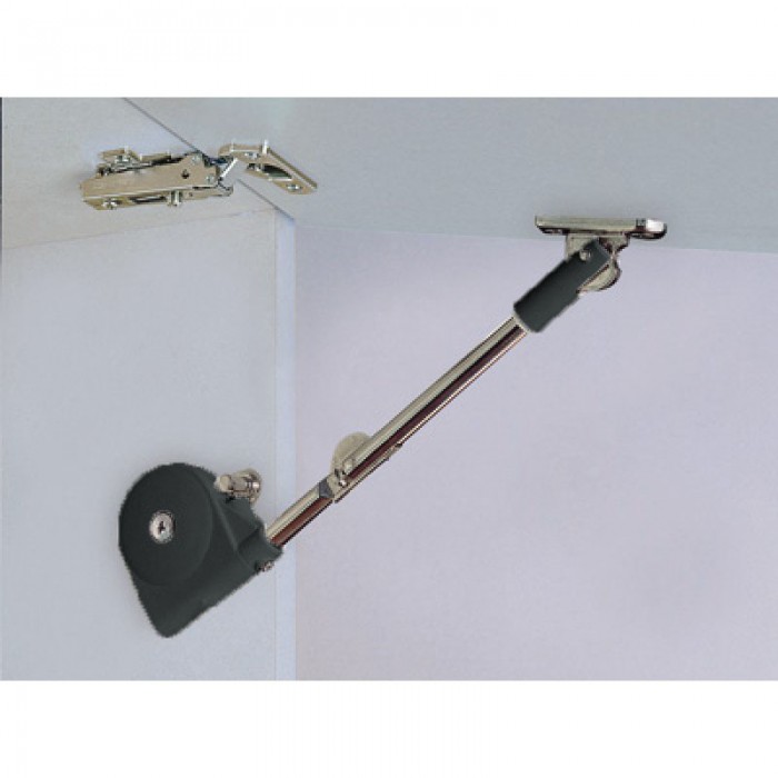 Κουμπάσο σπαστό SDS C301N Μαύρο για ξύλινη πόρτα ανοιγόμενη προς τα πάνω