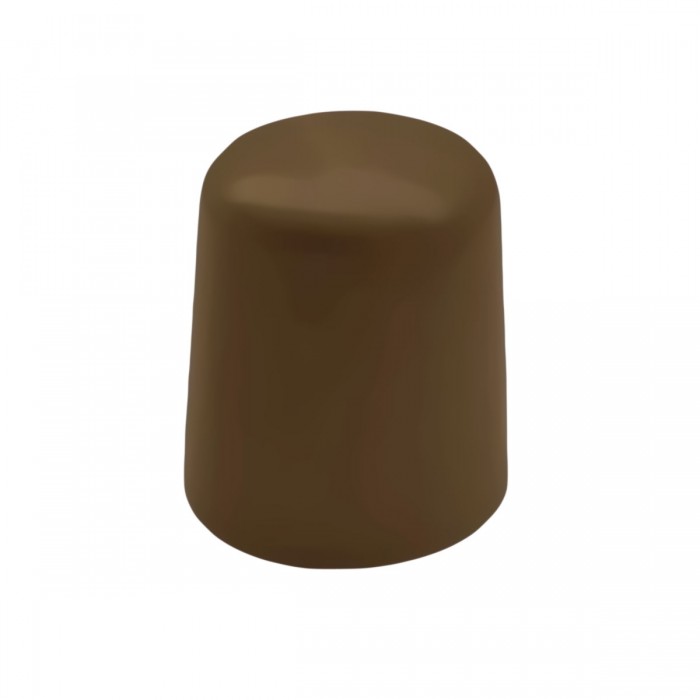 Στοπ πόρτας δαπέδου Πλαστικό Βιδωτό σε Καφέ χρώμα 00-061-018