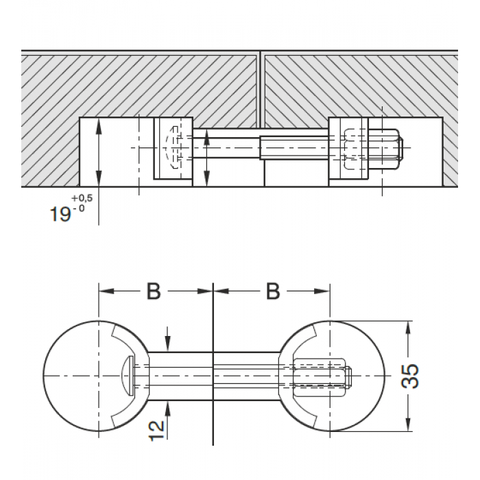 Συνδετήρας Πάγκου 150ΜΜ