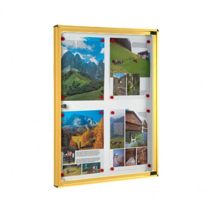 Πίνακας ανακοινώσεων 701 Μοντέλο 730mm x 550mm σε Χρυσό