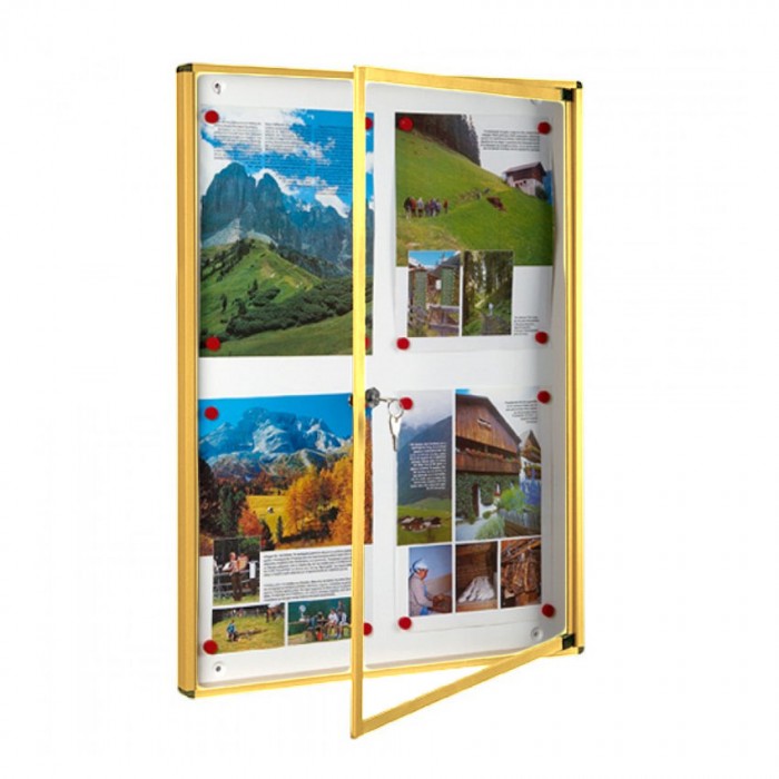 Πίνακας ανακοινώσεων 701 Μοντέλο 730mm x 550mm σε Χρυσό