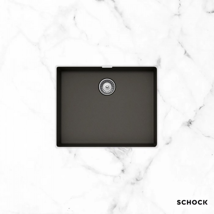 Νεροχύτες Schock Cristalite Manhattan 30060U-1421 Asphalt (55.6X45.6cm) Υποκαθήμενος Germany