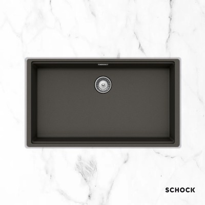 Νεροχύτες Schock Cristalite Manhattan 30080U-1421 Asphalt (75X45.6cm) Υποκαθήμενος Germany