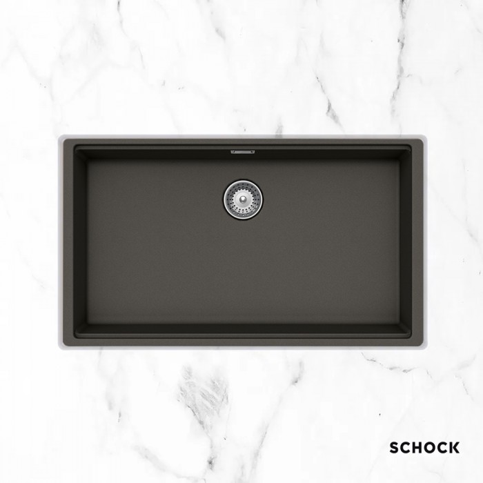 Νεροχύτες Schock Cristalite Manhattan 30080U-1421 Asphalt (75X45.6cm) Υποκαθήμενος Germany