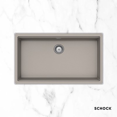 Νεροχύτες Schock Cristalite Manhattan 30080U-1451 Concrete Beton (75X45.6cm) Υποκαθήμενος Germany