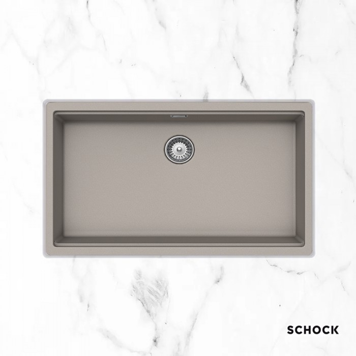 Νεροχύτες Schock Cristalite Manhattan 30080U-1451 Concrete Beton (75X45.6cm) Υποκαθήμενος Germany