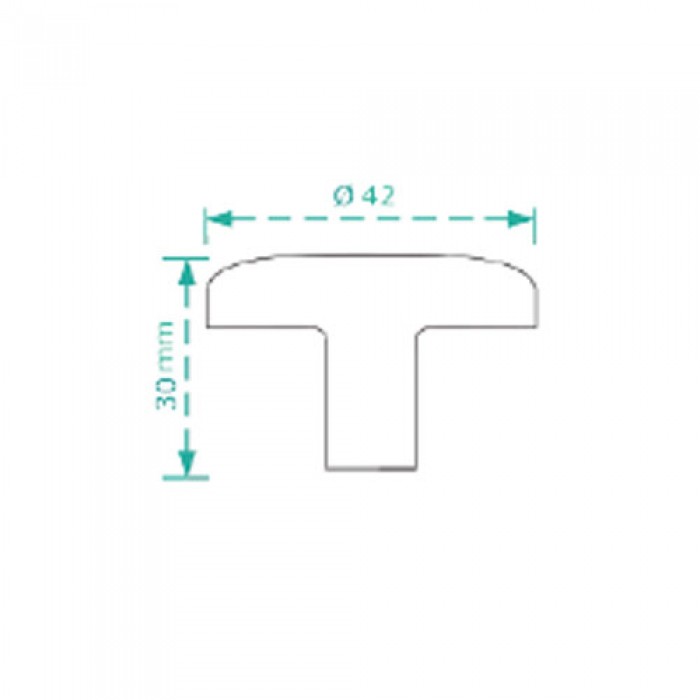 Πόμολα επίπλων Cebi 3107 Αντικέ Ορείχαλκος