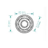 Πόμολα επίπλων Cebi 3171 Αντικέ Ορείχαλκος