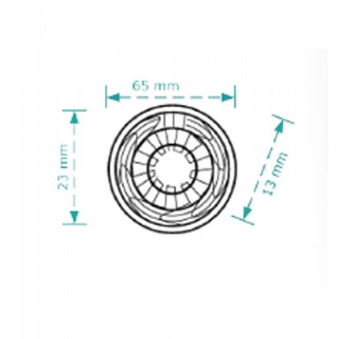 Πόμολα επίπλων Cebi 3171 Αντικέ Ορείχαλκος