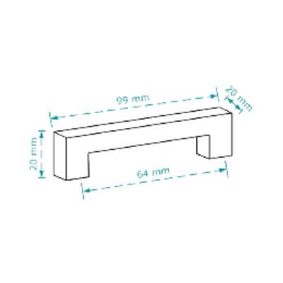 Λαβή επίπλου Cebi 3202/64 Αντικέ Ορείχαλκος