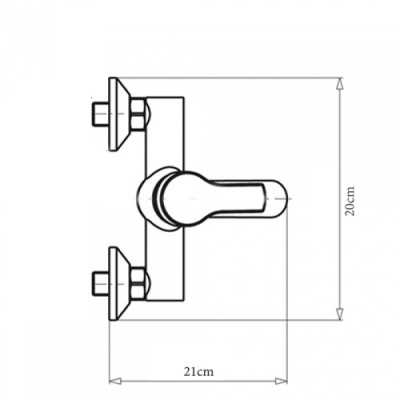 Μπαταρία λουτρού 3490 Alta