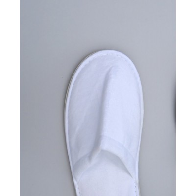 Χειμερινές Κλειστές Βελουτέ Παντόφλες Lana One Size (Παντόφλες επισκεπτών) Άσπρο