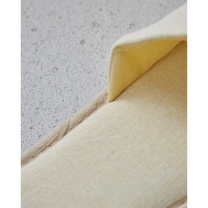 Εκρού Κλειστές Υφασμάτινες Οικολογικές Παντόφλες Ξενοδοχείου Maeve One Size (30x12cm) Εκρού