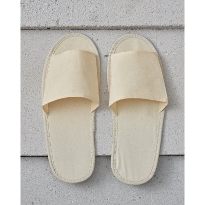 Ανοιχτές Παντόφλες Οικολογικό Βαμβάκι σε Πουγκί Faye One Size