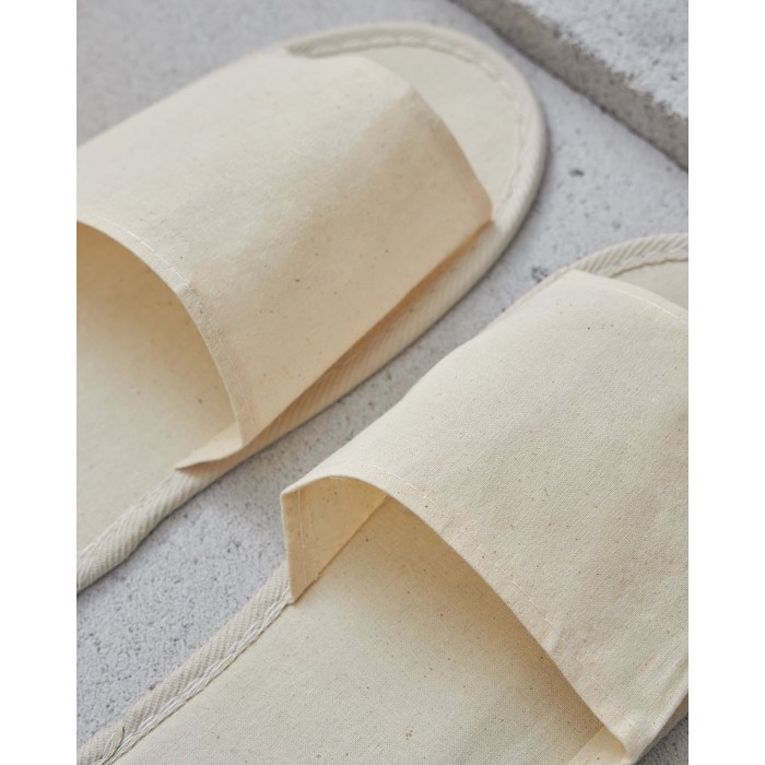 Ανοιχτές Παντόφλες Οικολογικό Βαμβάκι σε Πουγκί Faye One Size