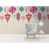 Φωτοταπετσαρία Τοίχου  «A.S. Création» «Metropolitan Stories The Wall» «THE WALL»  382481  «Colorful, Cream, Pink» (159 cm x 280 cm )