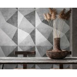 Φωτοταπετσαρία Τοίχου  «A.S. Création» «Metropolitan Stories The Wall» «THE WALL»  382811 «Tile, Black, Grey» (159 cm x 280 cm )