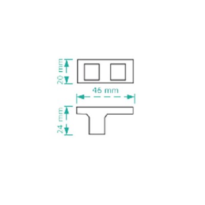 Πόμολα επίπλων Viobrass 392CR Χρώμιο (γυαλιστερό)
