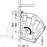 Μηχανισμός Παπουτσοθήκης 3 θέσεων Σετ Πλαστικός σε Χρώμα Μαύρο