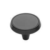 Πομολάκι επίπλου 679 Ø3,80cm ΜΑΥΡΟ Roline