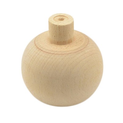 Πόδι Επίπλων Ξύλινο Άβαφο απο Μασίφ Ξύλο Οξιάς 7,6cm Ύψος σειρά 8081 (1τεμάχιο)