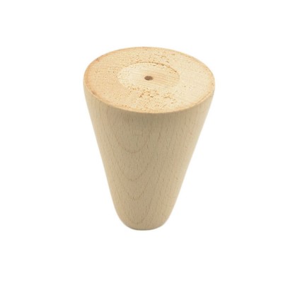 Πόδι Επίπλων Ξύλινο Άβαφο απο Μασίφ Ξύλο Οξιάς 9,4cm Ύψος σειρά 8085 (1τεμάχιο)