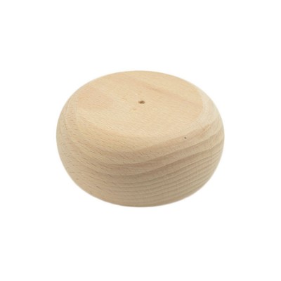 Πόδι Επίπλων Ξύλινο Άβαφο απο Μασίφ Ξύλο Οξιάς 4,4cm Ύψος και 9cm πλάτος σειρά 8087 (1τεμάχιο)