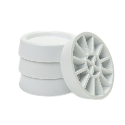 Αντικραδασμικά Πέλματα για πλυντήριο και στεγνωτήριο Λευκά 00680