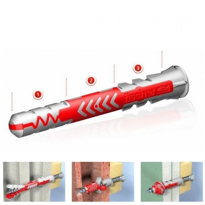 ΟΥΠΑΤ Πλαστικά Fischer DuoPower 10x80 Πακ 25τεμ Fischer 538242