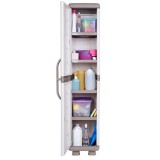 Ντουλάπα πλαστική ΙΡΙΔΑ - Μονόφυλλη Γκρί-Ανθρακί 1,79 Υ x 0,36 Π x 0,44 Β για βάρος εως 25Kg