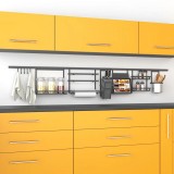 Αγκίστρια από τιτάνιο γκρι για ανάρτηση βάσεων σε προφίλ αλουμινίου Emuca 8965235