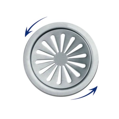 Σχάρα δαπέδου μπάνιου στρογγυλή ασφαλείας Inox 304 Ø100 143777