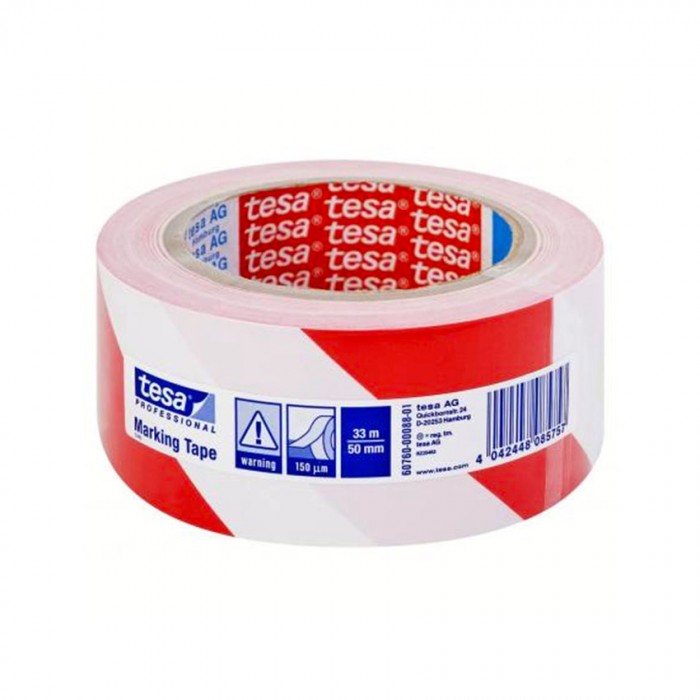 Ταινία Σήμανσης Αυτοκόλλητη απο σκληρό πλαστικοποιημένο Υλικό PVC tesaflex® 60760 PV1 33m x 50mm