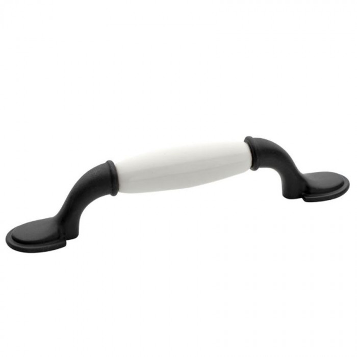 Λαβές επίπλων Roline521 Μαύρο Λευκό