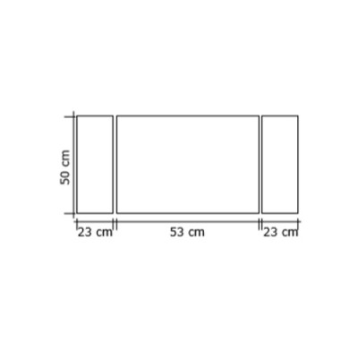 Μεταλλική Κάλυψη τζακιού 582 σε Ιβουάρ
