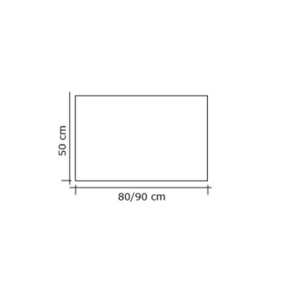 Ρουστικ Κάλυψη τζακιού 601 σε Μαύρο 50x90cm