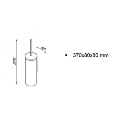 Επιτοίχιο Πιγκάλ Geesa Nemox 6511-110 Inox