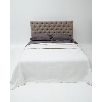 Ζακάρ Πικέ Κουβέρτα Augerinos Μονή (170x260cm) Άσπρο