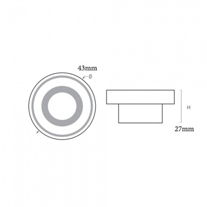 Κρεμάστρα Nesu HG725RA Ριγέ Κόκκινο από Πλαστικό (Abs)