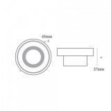 Κρεμάστρα Nesu HG725NJ Ριγέ Πορτοκαλί από Πλαστικό (Abs)