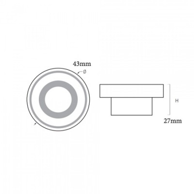 Κρεμάστρα Nesu HG725NJ Ριγέ Πορτοκαλί από Πλαστικό (Abs)