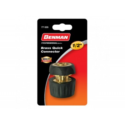 Ταχυσύνδεσμος ορειχάλκινος 1/2'' Benman 77035