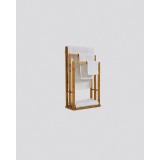 Ξενοδοχειακή Bamboo Λευκή Πετσέτα Ithaca 600gsm Χειρός | 30x50cm Άσπρο