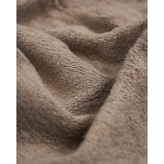 Bamboo Πετσέτα Ithaca 600gsm Προσώπου | 50x90cm Γκρι - Μπεζ