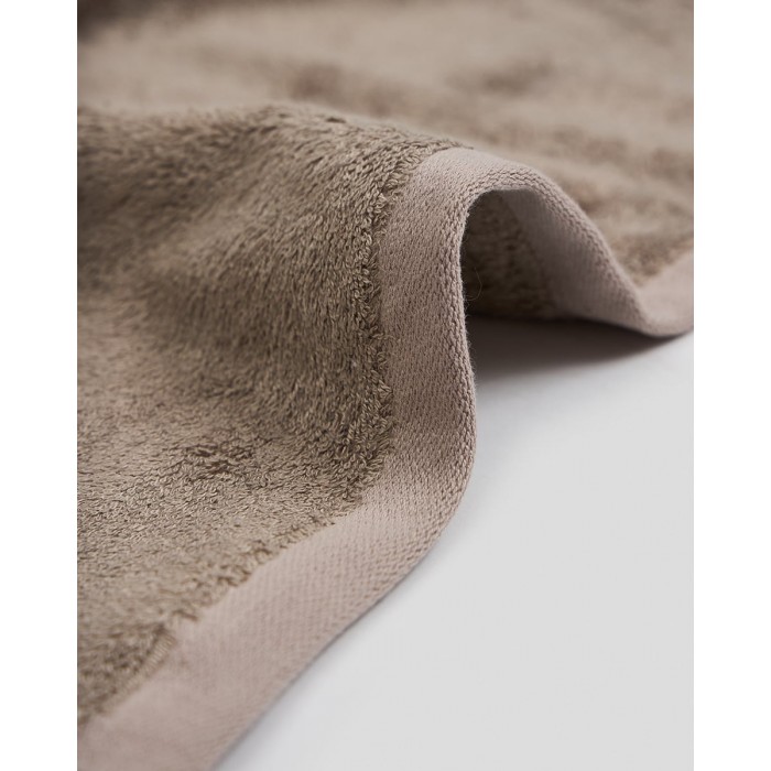 Bamboo Πετσέτα Ithaca 600gsm Χειρός | 30x50cm Γκρι - Μπεζ