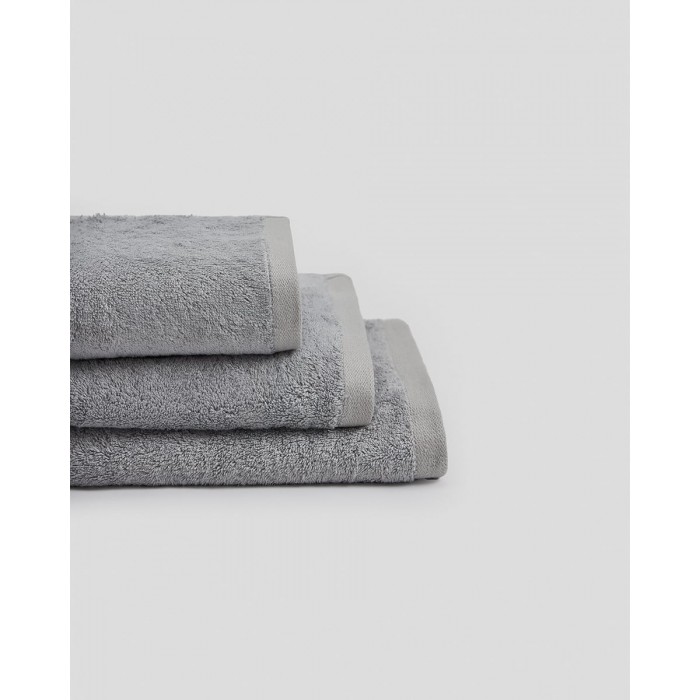 Bamboo Πετσέτα Ithaca 600gsm Χειρός | 30x50cm Γκρι απαλό